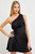 "Lynn" Pleated Dress (Black)