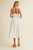 "Jasmine" Midi Dress (White)