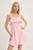 "Leah" Scuba A-Line Dress (Pink)