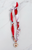 "Heart" Scarf Necklace (Red Mix)