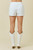 "Eloise" Denim Wrap Skort (White)