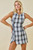 "Blaine" Tweed Puzzle Dress (Black/White)
