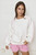 "Amelia" Comfy Pullover (White/Pink)