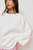 "Amelia" Comfy Pullover (White/Pink)