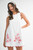 "Posie" Floral Embroidered Dress (Red)