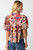 "Gabby" Floral Top (Maroon Mix)