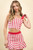 "Susie" Striped Set (Red)