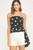 "Lena" Polka Dot Top (Black)