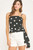 "Lena" Polka Dot Top (Black)