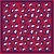 "Cheetah" Bandana (Red and Blue)