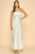 "Aubrey" Leather Trim Midi Dress (Tone Linen) "Aubrey" Leather Trim Midi Dress (Tone Linen)