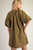 "Vera" Striped Dress (Taupe)