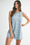 "Macy" Jean Mini Dress (Light Denim)