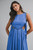 "Logan" Midi Dress (Blue)