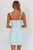 "Brandy" Square Neck Dress (Baby Blue)