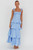 "Annabelle" Ruffled Maxi Dress (Blue)