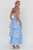 "Annabelle" Ruffled Maxi Dress (Blue)