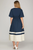 "Shelly" Midi Dress (Navy)