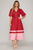 "Shelly" Midi Dress (Red)