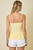 "Claire" Striped Top (Lemon)