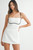 "Tyler" Contrast Dress (White)