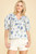"Penelope" Floral Top (Blue Mix) 