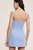 "Demi" Square Neck Dress (Light Blue)