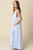 "Mara" Striped Maxi Dress (Light Blue)