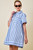 "Isabel" Striped Dress (Blue/Navy)