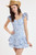 "Brandi" Floral Mini Dress 