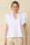 "Denisse" Pintuck Top (White)