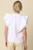 "Denisse" Pintuck Top (White)