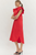"Gail" Midi Dress (Red)