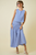 "Nellie" Gingham Skirt Set (Blue)