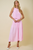 "Ella" Striped Skirt Set (Pink)