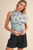 "Carly" Polka Dot Top (Blue)
