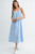 "Lexie" Striped Midi (Blue)