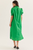 "Eden" Embroidered Trim Dress (Green)