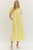 "Shelly" Eyelet Midi Dress (Yellow)