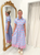 "Avery" Floral Midi Dress (Blue)