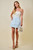 "Brooke" Colorblock Mini Dress (Yellow/Blue)