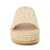 "Del Mar"  Wedged Sandal (Natural Rope)