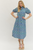 "Blair" Midi (Blue)