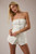 "Stella" Denim Romper (White)