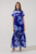 "Georgia" Organza Maxi Dress (Blue Mix)