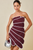 "Carsyn" Strapless Dress (Maroon)