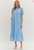 "Shelly" Eyelet Midi Dress (Powder Blue)