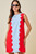 "Sawyer" Mini Dress (Blue/Red) 