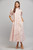 "Faith" Floral Midi Dress (Cream/Blue)