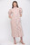 "Faith" Floral Midi Dress (Cream/Blue)